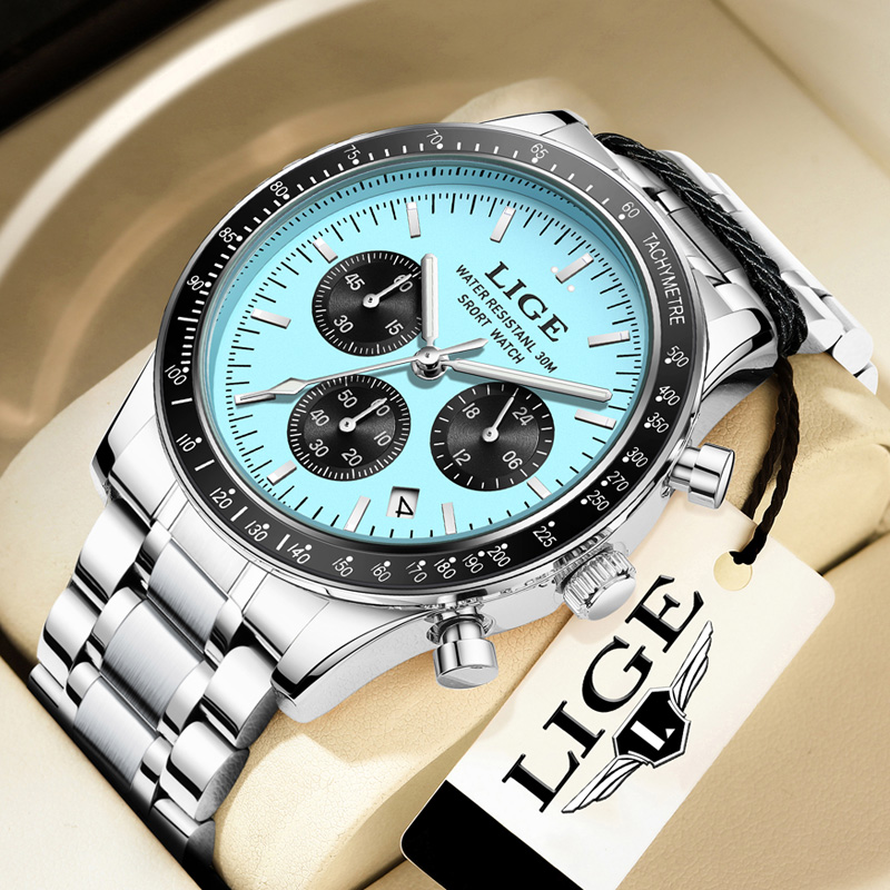LIGE Topmerk Luxe Nieuwe Manne - Luxury Watch Top 10 recensie en prijs