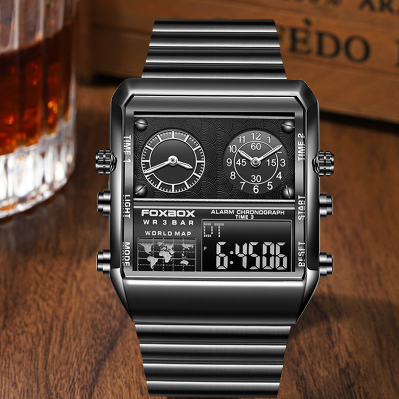 FOXBOX Herenhorloges Merk Luxe - Luxury Watch Maker recensie en prijs
