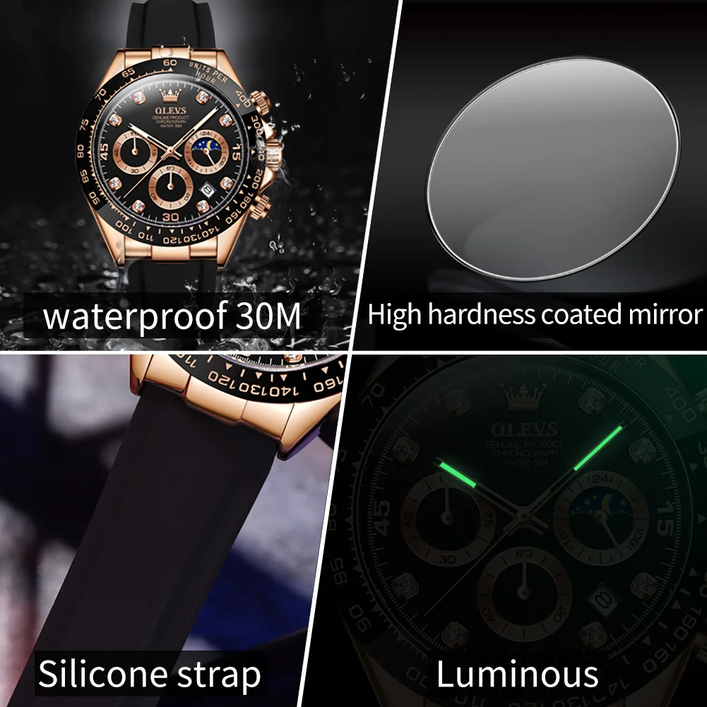 OLEVS 2875 Herenhorloges Chron - Luxury Watch Maker recensie en prijs